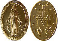 Wundertätige Medaille vergoldet klein (10 Stk. 15.-- Euro)